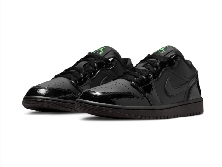 Air Jordan 1 Low Black Green Shock