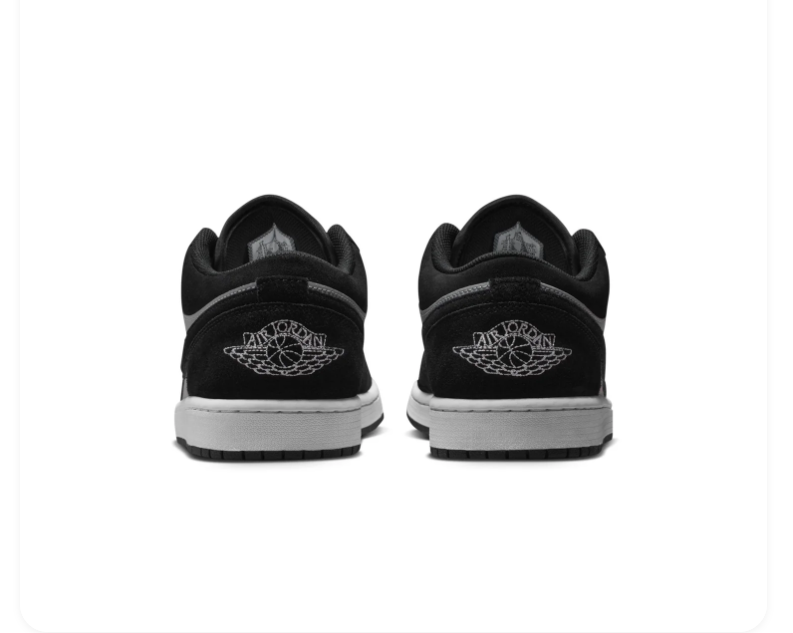 Air Jordan 1 Low Black Shadow