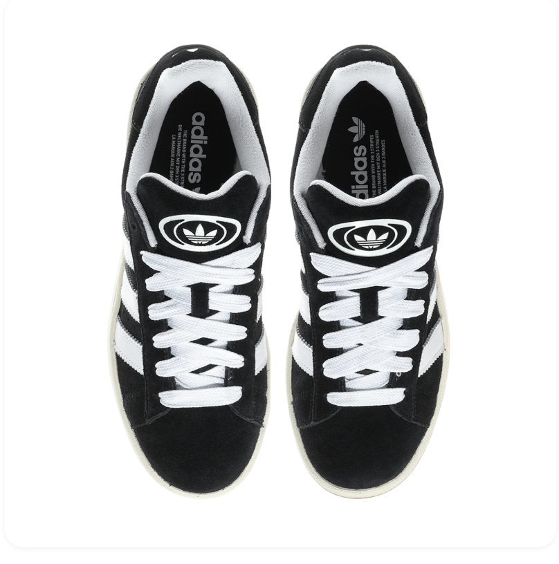 Adidas Campus 00s Black White Off White Gum