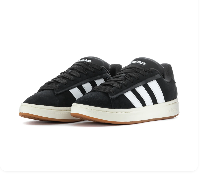 Adidas Grand Court Alpha Black Cloud White Gum