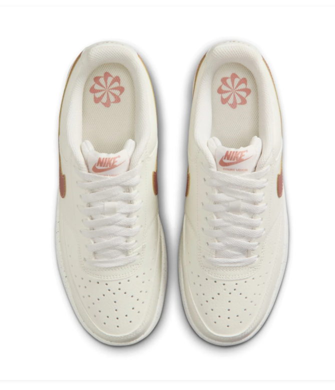 Nike Court Vision Low Sail Red Stardust
