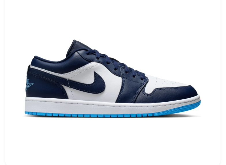 Air Jordan 1 Low Midnight Navy University Blue
