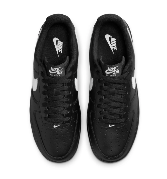 Nike Air Force 1 Low Triple Black White Swoosh