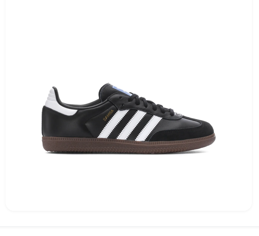Adidas Samba OG Core Black Cloud White Gum