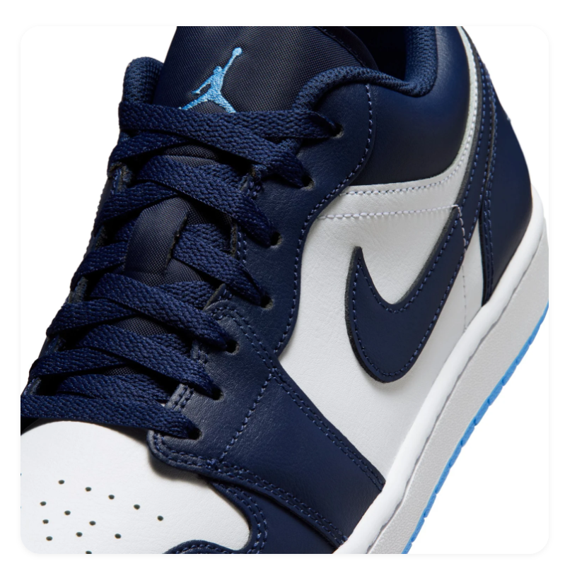 Air Jordan 1 Low Midnight Navy University Blue