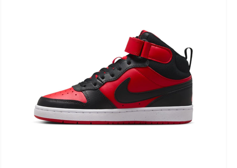 Nike Court Borough Mid 2 Black University Red