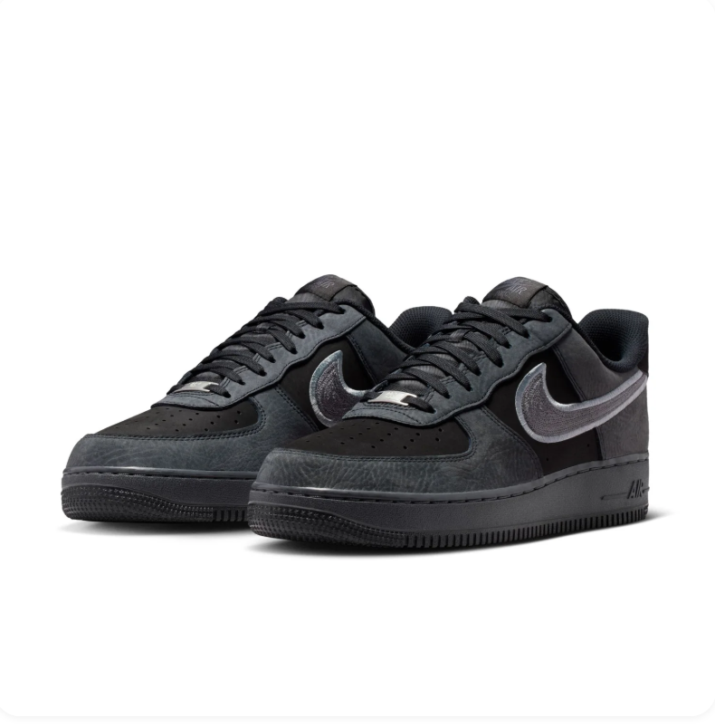 Nike Air Force 1 Low Black Anthracite Wolf Grey