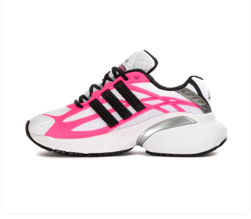 Adidas Adistar Cushion Cloud White Shock Pink Silver Metallic