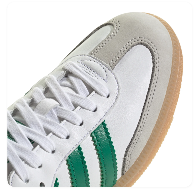 Adidas Samba OG Cloud White Collegiate Green Gum