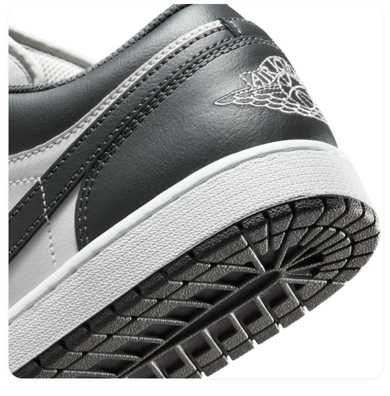 Air Jordan 1 Low Dark Grey White