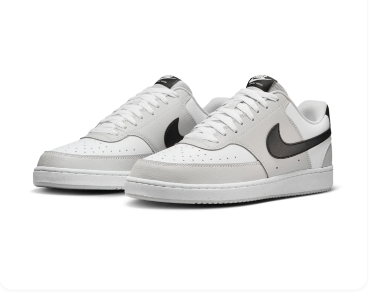 Nike Court Vision Low White Photon Dust Black