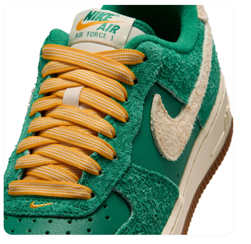 Nike Air Force 1 Low Malachite Sail University Gold