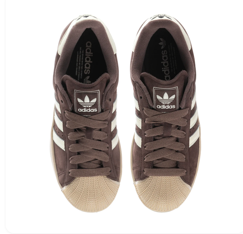 Adidas Superstar Dark Brown Cream White