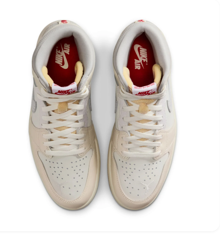 Air Jordan 1 Retro High OG Sail Light Smoke Grey