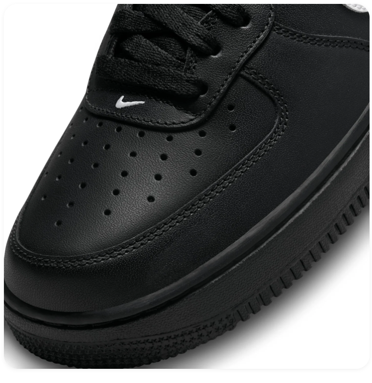 Nike Air Force 1 Low Triple Black White Swoosh