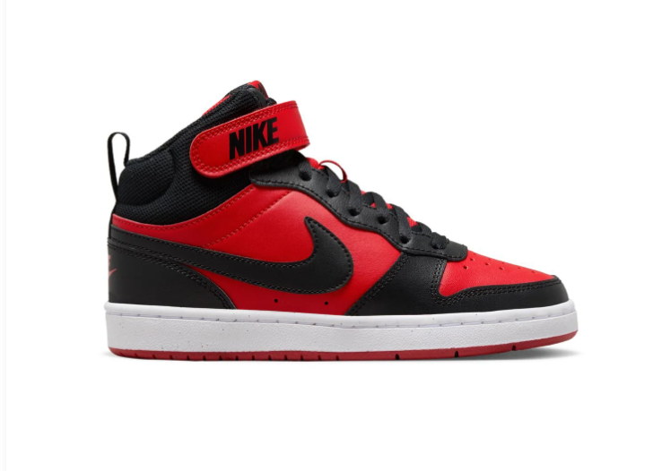 Nike Court Borough Mid 2 Black University Red