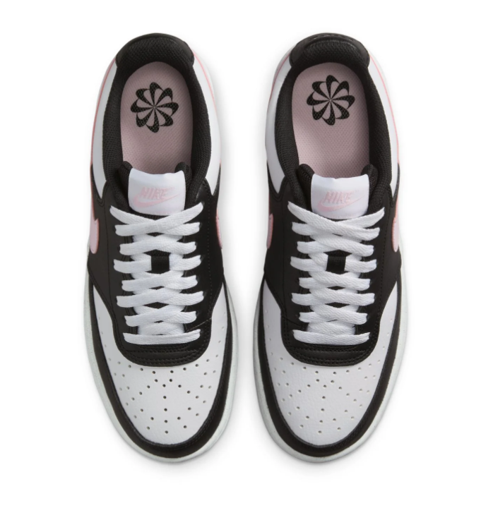 Nike Court Vision Low Black White Pink Foam