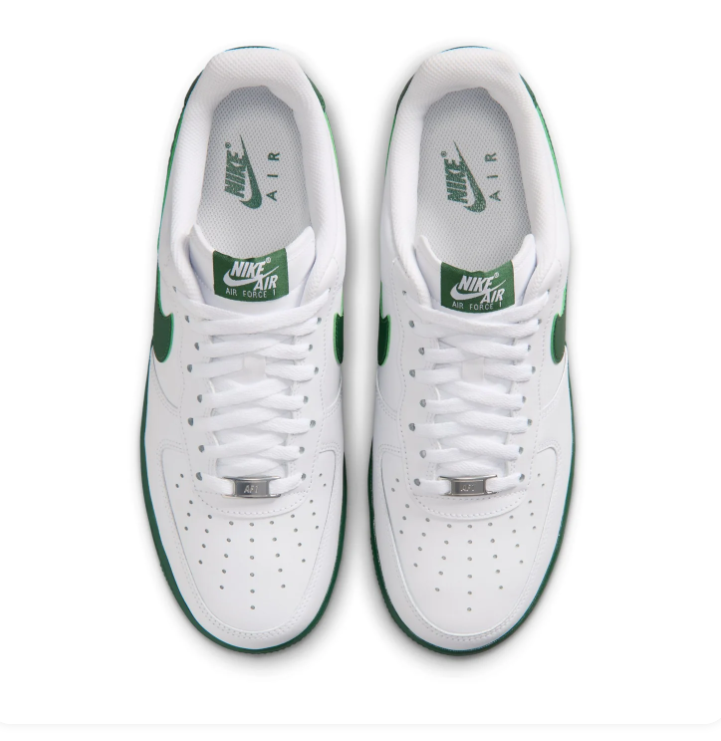 Nike Air Force 1 Low White Gorge Green