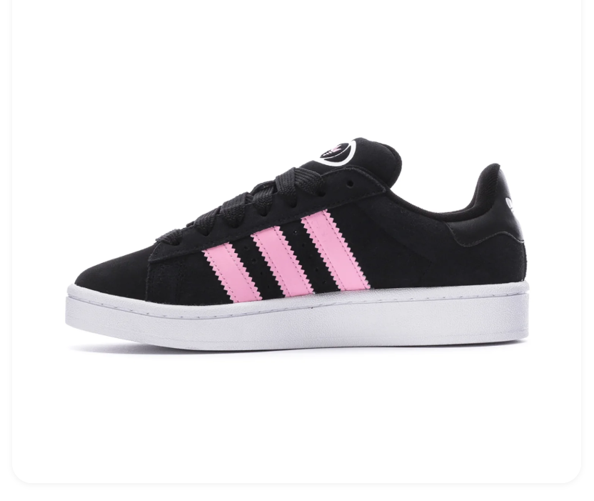 Adidas Campus 00s Core Black Clear Pink Off White