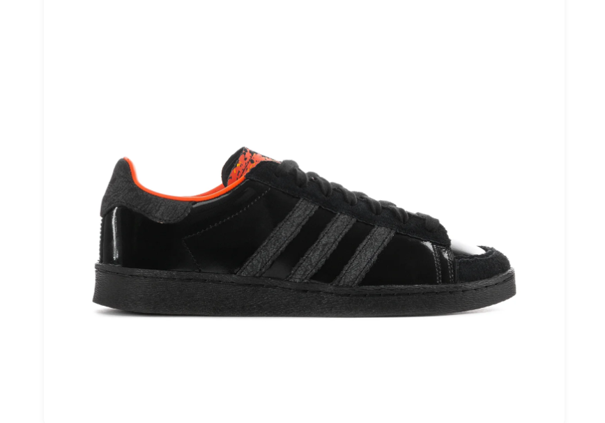 Adidas Superstar Triple Black Orange
