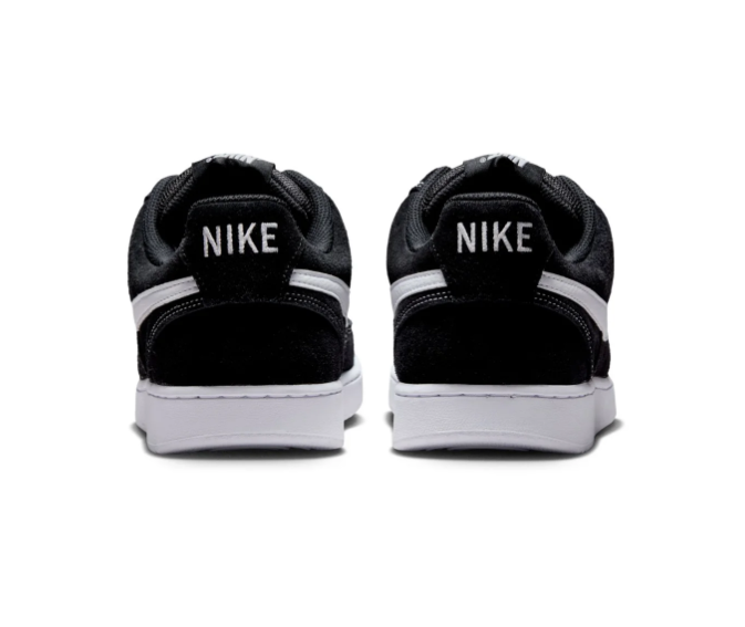 Nike Court Vision Low Black White Suede
