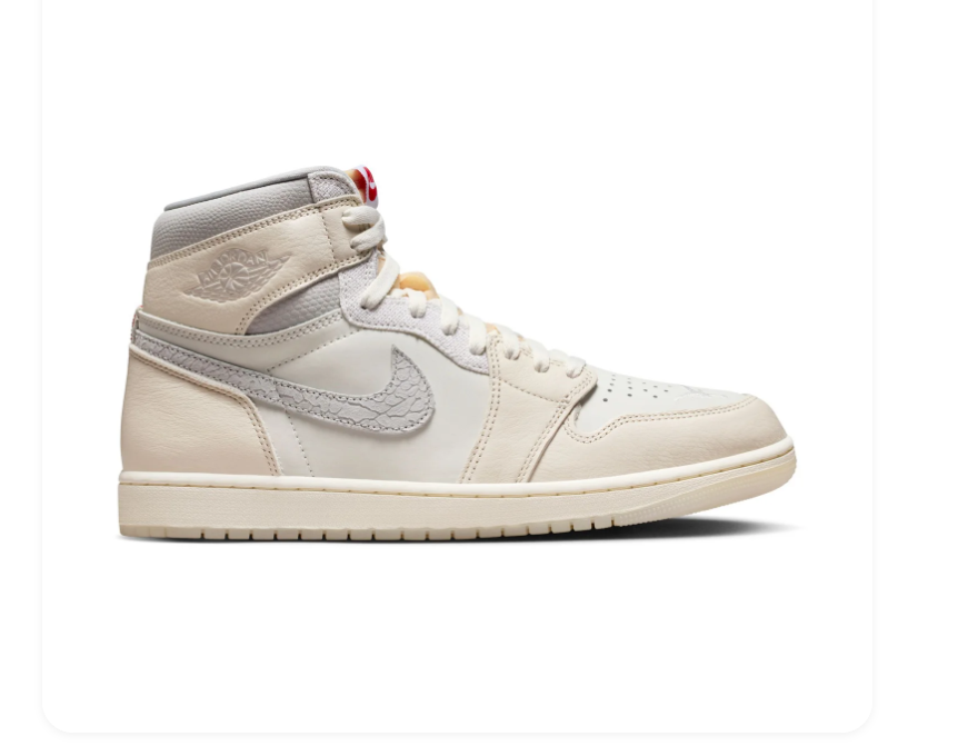 Air Jordan 1 Retro High OG Sail Light Smoke Grey