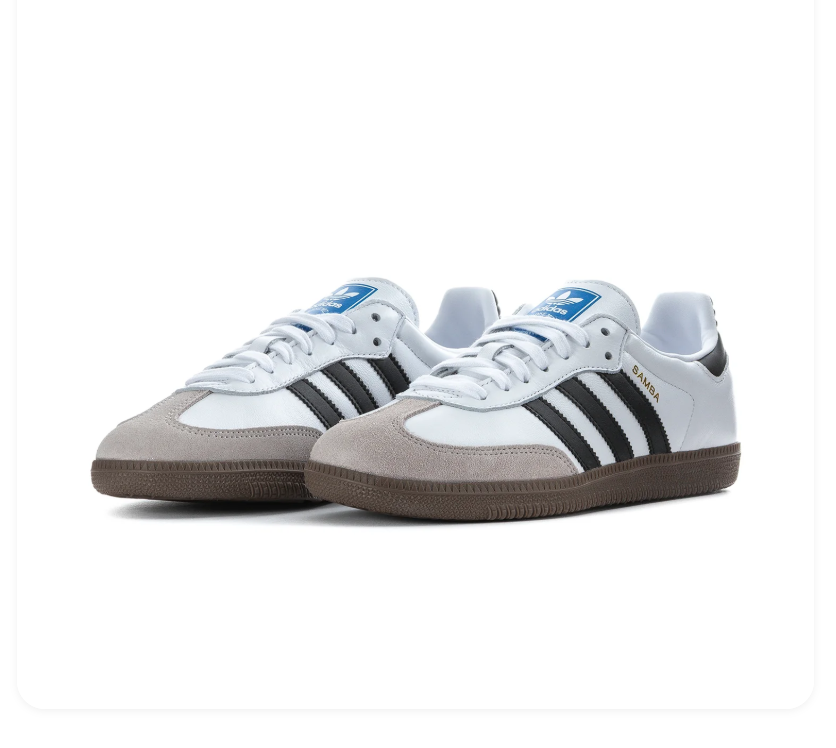 Adidas Samba OG Cloud White Core Black Gum