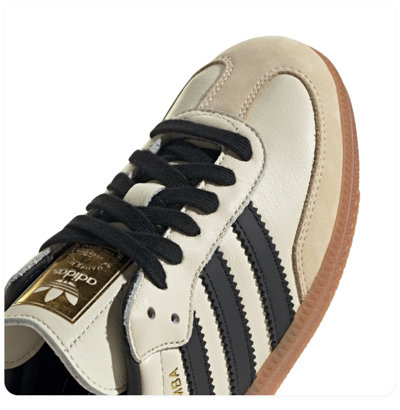 Adidas Samba OG Wonder White Core Black Gum