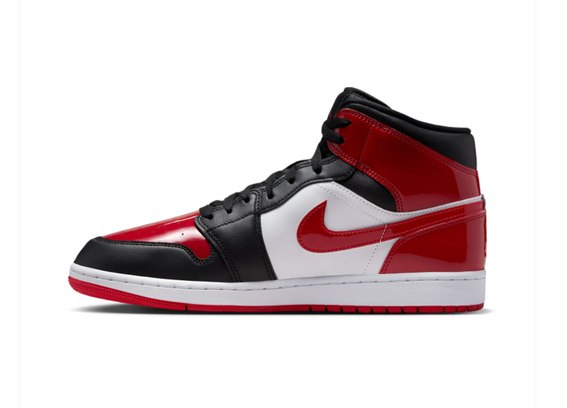 Air Jordan 1 Mid Bred Toe