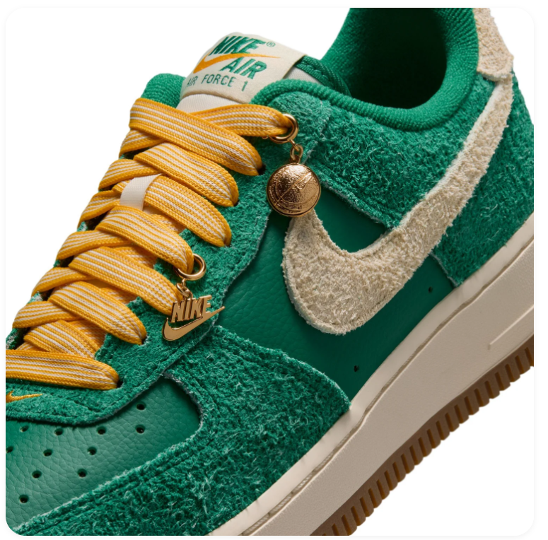Nike Air Force 1 Low Malachite Sail University Gold