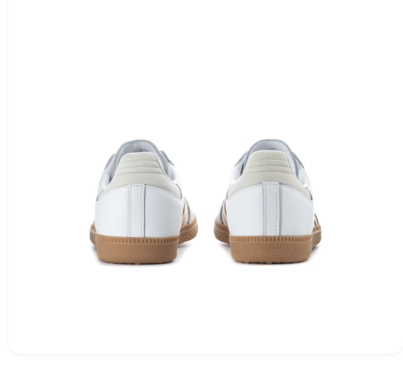 Adidas Samba OG Cloud White Gold Metallic Gum