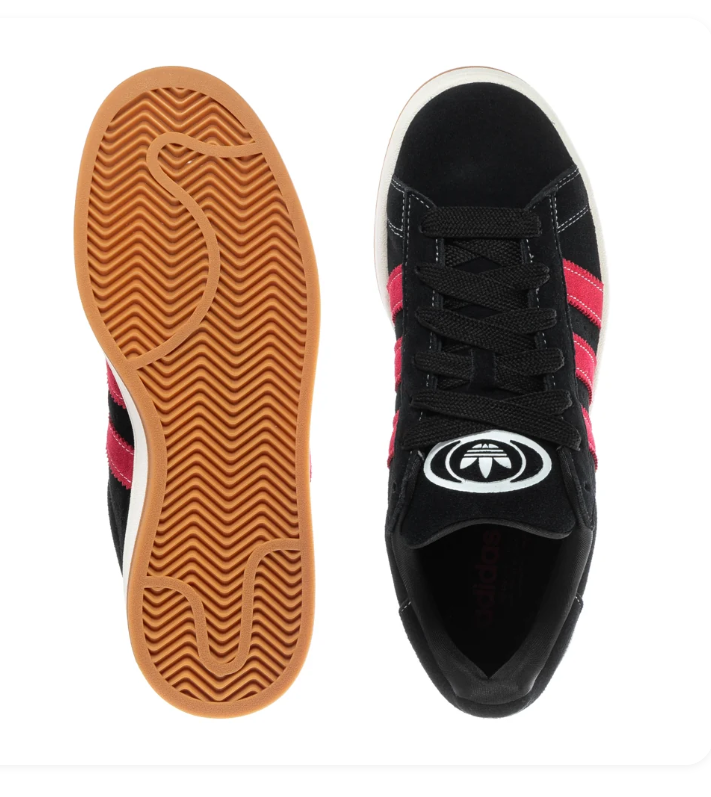 Adidas Campus 00s Core Black Better Scarlet Off White
