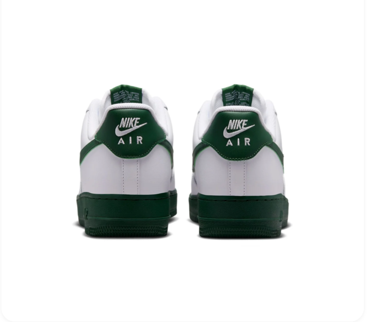Nike Air Force 1 Low White Gorge Green