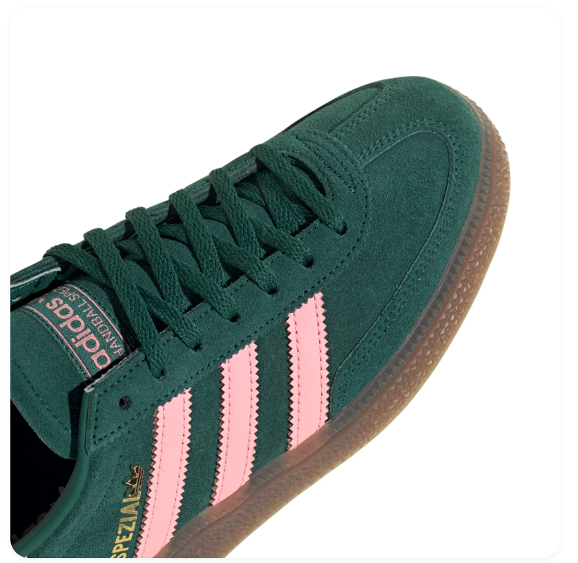 Adidas Handball Spezial Collegiate Green Pink Glow Gum
