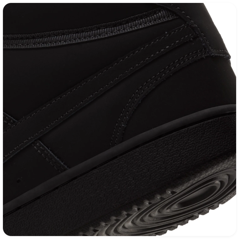 Nike Court Vision Mid Triple Black
