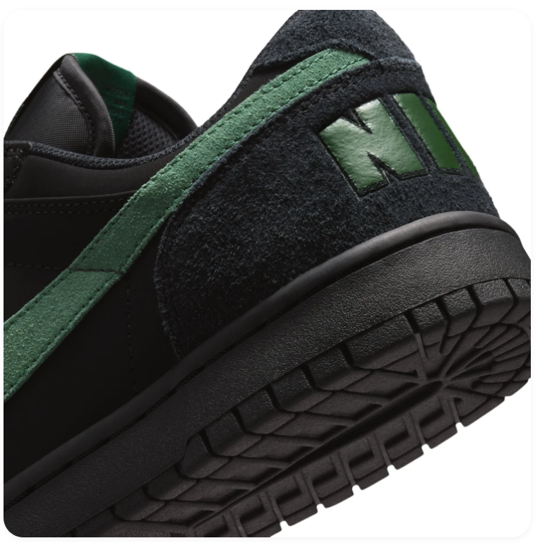 Nike Dunk Low Black Malachite Suede