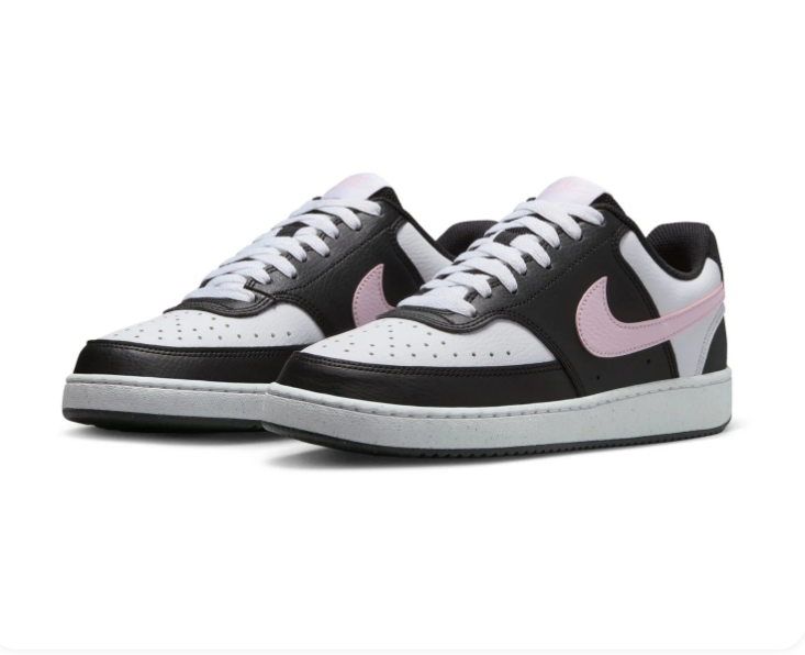 Nike Court Vision Low Black White Pink Foam