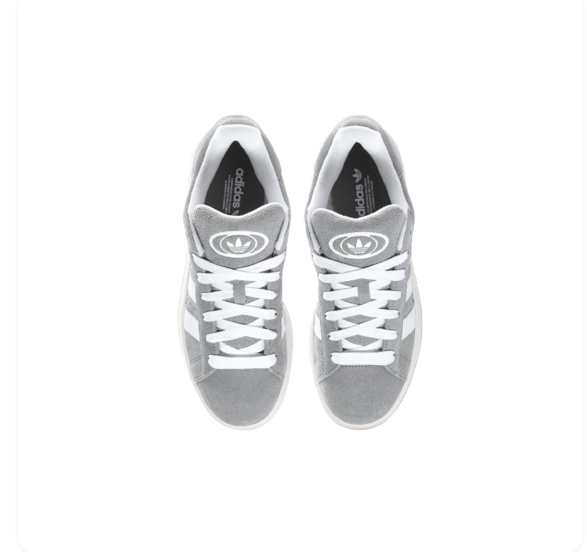 Adidas Campus 00s Grey Cloud White Gum