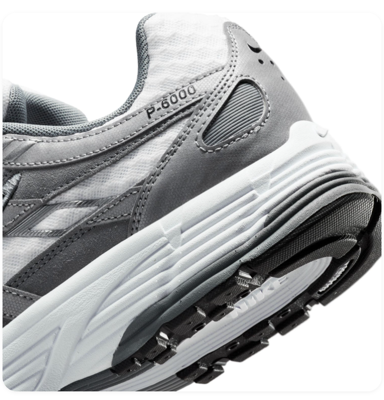 Nike P-6000 Wolf Grey Flat Pewter White