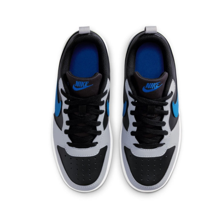 Nike Court Vision Low Black Wolf Grey Photo Blue High Voltage