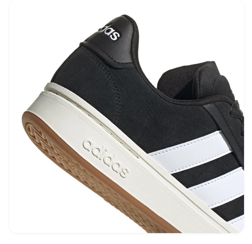 Adidas Grand Court Alpha Black Cloud White Gum