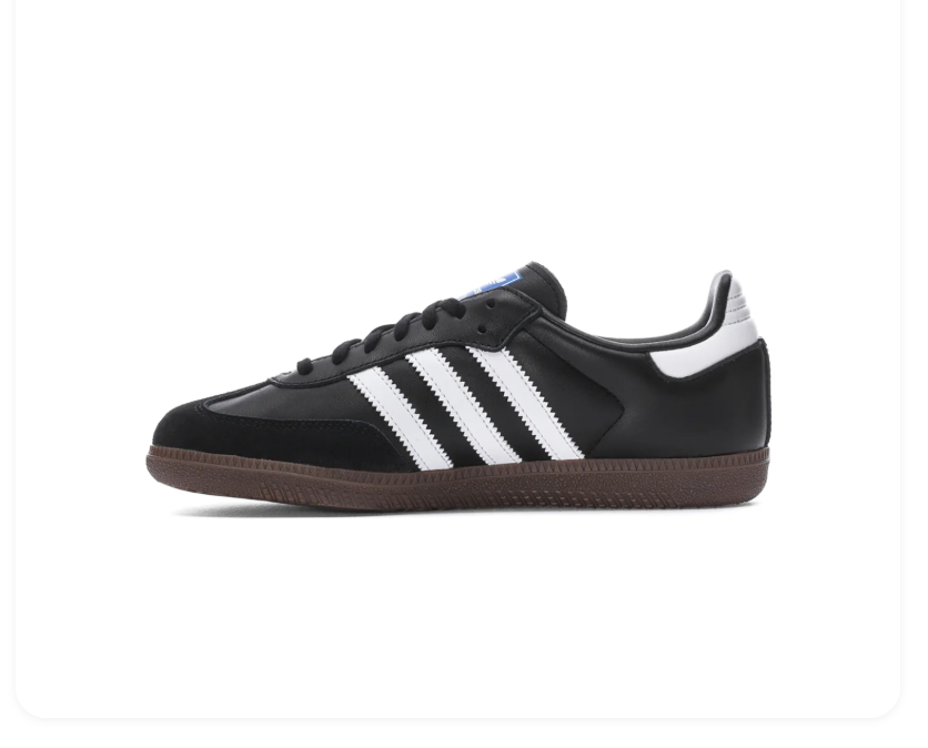 Adidas Samba OG Core Black Cloud White Gum
