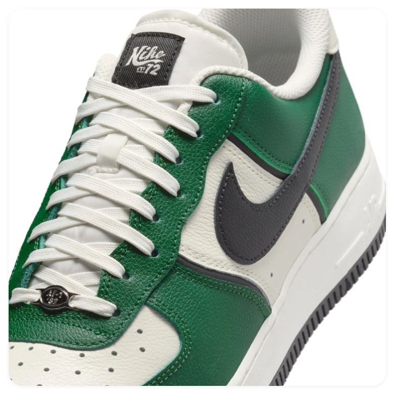 Nike Air Force 1 Low Pine Green Sail Black