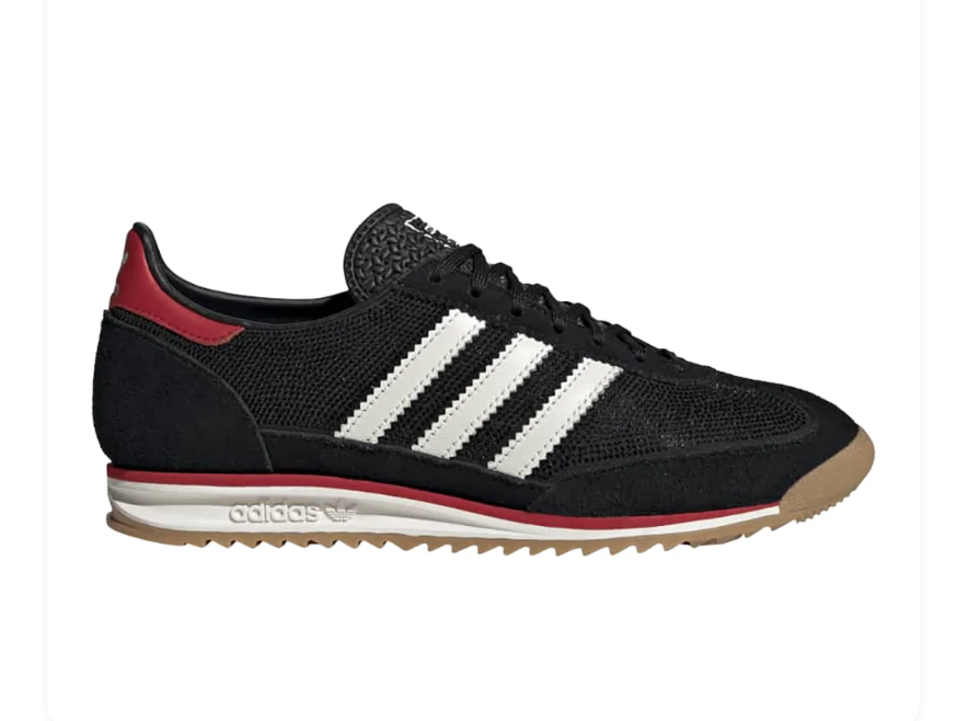 Adidas SL 72 Core Black Off White Scarlet
