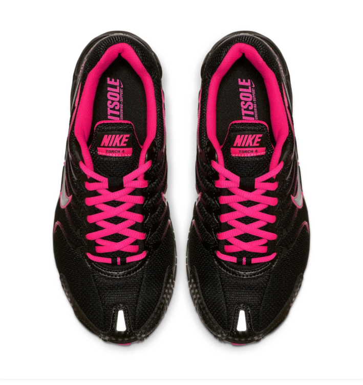 Nike Air Max Torch 4 Black Hyper Pink Metallic Silver