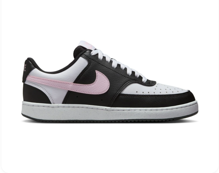 Nike Court Vision Low Black White Pink Foam