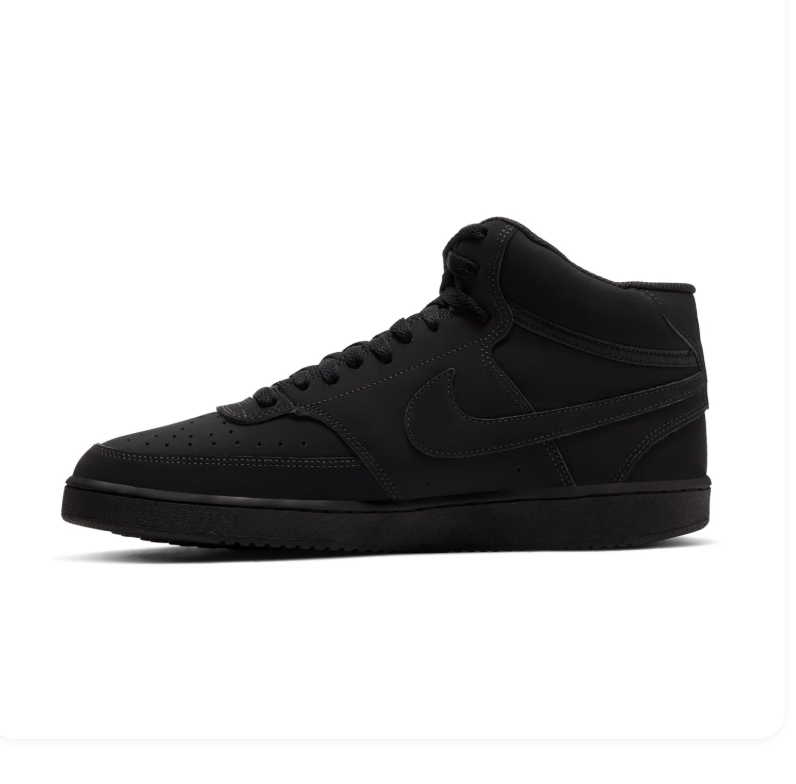 Nike Court Vision Mid Triple Black