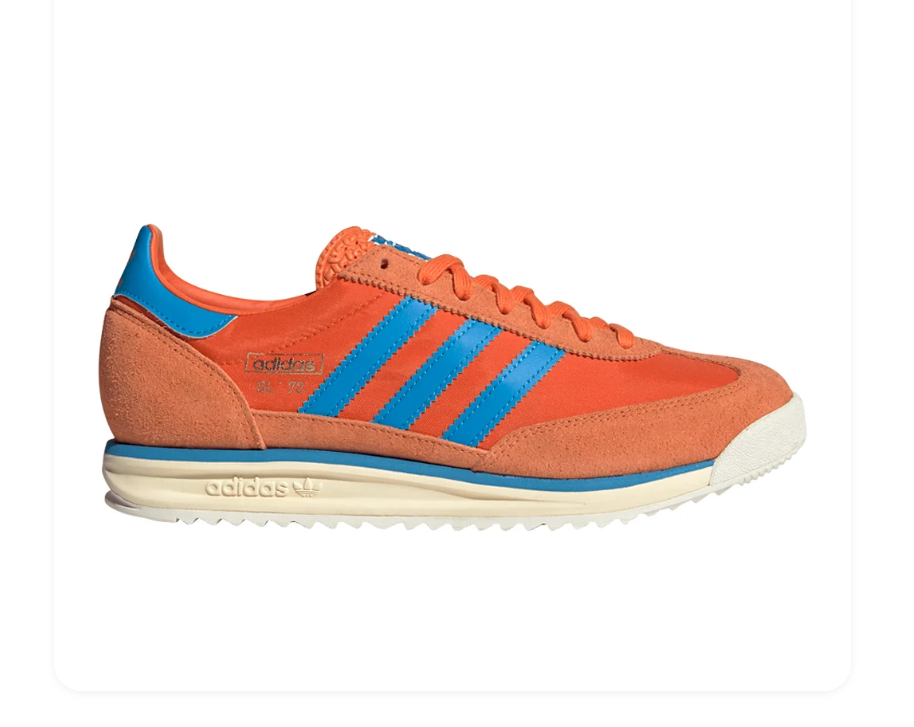 Adidas Gazelle Bright Orange Blue Bird Off White