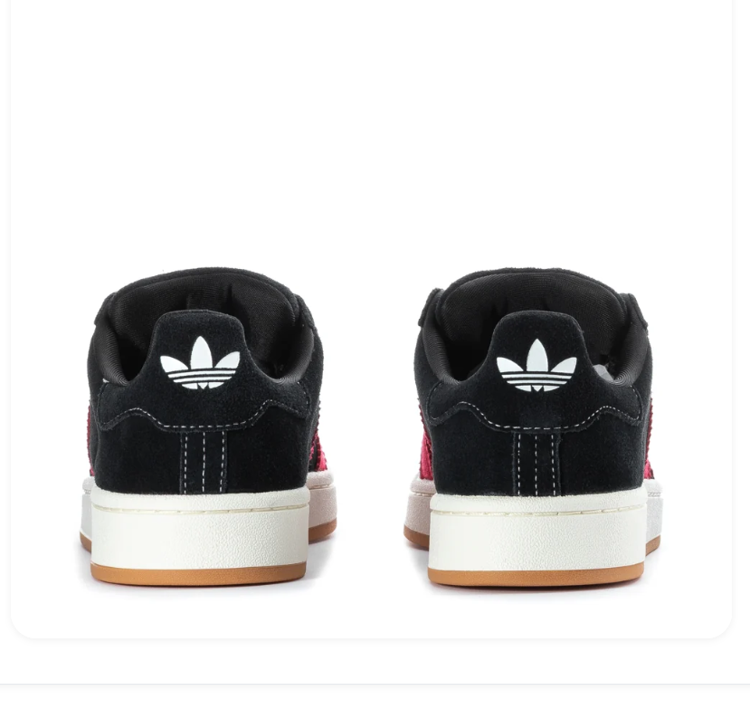 Adidas Campus 00s Black Better Scarlet Gum