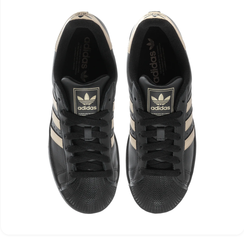 Adidas Superstar Core Black Wonder Beige